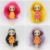 دمى DBS Blyth Boneka Mini 10cm Mainan Telanjang Warna Warni Rambut Panjang Wajah Berkilau anime Hadia anak Perempuan 230905