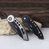 W33 Excisite Knife Outdoor Multi Function Portable Survival折りたたみ折りたたみ自衛ミニフルーツYF0H