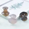 Gua Sha Facial Tool Mushroom-Shape Natural Agate Stone Guasha Board for SPA Acupuncture Therapy Face Eye Neck Treatment Spa Relaxing Health Beauty