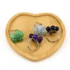 Natural Stone Cluster Beaded flower Rings For Women Men chakra Handmade Wedding Party Finger Ring