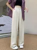 Women's Pants Summer Autumn For Women High Waist Straight Suit Casual Office Lady Fashion Elegant Trousers Female