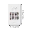 False Nails 24pcs/box Press On Cute Nail Art Wearable Fake Heart Tips With Glue And Sticker Wearing Tools As Gift