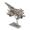 Modèle d'avion de voiture moulé sous pression modèle F-16I F16D Fighting Falcon moulé sous pression 1 72 avions en métal avec supports Playset modèle d'avion avion de chasse 230906