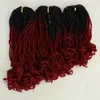 Human Hair Bulks Sister Locs Crochet Hair 3PCS/Pack Synthetic Curly Ends Dreadlocks Hair Extension African Braids For Black Woman Faux Locs 230906