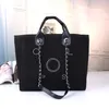 Canvas Tote bag designer bags large capacity Shopping bag pearl embroidery 2 pieces Purse Women Handbags Shoulder Bags Multiple colors and styles