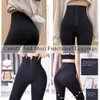 Kvinnors shapers leggings kvinnor fitness hög midja sport push compression sexig svart ben yoga byxor sportkläder gym tights leggins mujer 230905