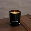 Kerzenhalter Schwarz-Weiß-Glasbecher Ätherisches Öl Weihrauch Handgemachte Sojabohnenwachs Geschenkbox Spot Großhandel