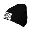 Boinas Black Powerhouse Gym Beanie Cap Unisex Invierno Cálido Bonnet Femme Sombrero de punto Hip Hop Fitness Building Muscle Skullies Bea