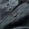 남성 재킷 가을 대형 남성 패션 클래식 비즈니스 캐주얼 라펠 단순성 코트 수컷 블랙 그린 6xl 7xl 230905
