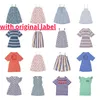 Abiti da ragazza Abbigliamento per bambini 23 Primavera Estate WYN Abito da ragazza di media lunghezza Stampa Denim Princess Vest Gonna Abbigliamento 230906