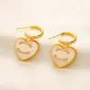 Luxury Women's Earrings Charm Heart Earring Designer Jewelry Fashion Love Gold Plated Earrings Popular Couple Accessories Gif252j