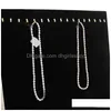 Smycken lådor svart veet 17 krok halsbandsbricka display arrangör 230505 droppleveransförpackning dhty6