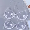 Newly Sexy Women 3 4 Cup Transparent Clear Push Up Bra Ultra-thin Strap Invisible Bras Underwear m99194h