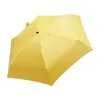 Regenschirme Leichter Regen für Sonnenschutz Mini Compact Pocket Flat Regenschirm mit 6