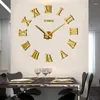 Wanduhren 3D leuchtende große Uhr modernes Design DIY Digital Tisch kostenlose Lieferung Wohnzimmer dekorative Uhr