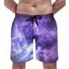 Mäns shorts abstrakt galaxbräda sommaren Vincent Van Gogh Starry Night Casual Short Pants Bekväma design Simstammar
