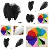 Décoration de fête 2021 Vente en gros 100pcs Plume d'autruche noire Plume pour pièce maîtresse de mariage Fourniture Feative Drop Livraison Accueil G Dhxxq