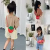 Backpacks Lovely Childrens PU Leather Red Messenger Bag Cute Girls Cartoon Shoulder Bags Princess Accessories Mini Coin Purse Handbags 230906