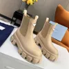 2024 Women Boots Designers Booties Skórzane buty mężczyźni Mężczyzny Monolit Monolith But Inspirowana platforma bojowa damska nylon damski nylon