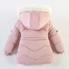 Jacken 4 5 6 Jahre Herbst Winter Mädchen Jacke Warm Halten Pelzkragen Niedliche Prinzessin Mantel Mit Kapuze Reißverschluss Mode Baby Oberbekleidung Kinderkleidung 230905