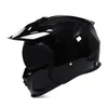 Motosiklet Kaskları Çıkarılabilir Modüler Tam Yüz Kask Motokros Yarış Güvenliği Yetişkin Enduro Ralli Rüzgar Popary İç lens ile