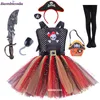 Cosplay Children Pirate Costumes Girls Kids Fantasia Infantil Fancy Dress Cosplay Clothing Halloween Carnival Party Costume for Girl 230906
