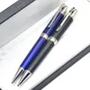 Stora författaren Jules Verne Special Edition Rollerball Pen Ballpoint Pen Fountain Pens High Quality Stationery Office School Supplies With Serial Number 14873/18500