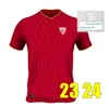 Sevilha 2023 2024 Sevillas Soccer Jerseys Final L.OCAMPOS SUSO JONG Maillot GUDELJ K.REKIK TECATITO MUNIR RAFA Homens Kids Kit 23 24 Camisa de Futebol Home Away 3º