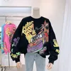 Bluzy bluzy bluzy damskie Bluza Bluza Kobiety z kreskówek High Street Cartoon Puppy Car Ubrania Sweter Sweter Sweter Sweter Hurtowe Partie 2309906