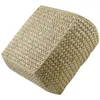 Pillow Straw Stool Decorative Couch Pillows Small Weave Sofa Hand Knitted Pouf Mat Home Shoes Changing Child Woven Footrest Garden