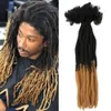 Human Hair Bulks Crochet Handmade Dreadlocks Ombre Synthetic Faux Fake Locs Braids Extensions Afro Braiding Hair for Women Men Hip hop 22inch 230906