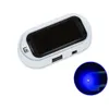 Neue 2pc Auto Solar Powered Gefälschte Sicherheit Licht Simulierte Dummy Alarm Drahtlose Warnung Anti-Diebstahl Vorsicht Lampe Blinkt nachahmung Lampe