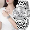 ساعة Wristwatches Fashion Womenes Watches Lige Top Brand Ladies Luxury Creative Steel Bracelet Female Quartz Waterproof Watch Gift 230905