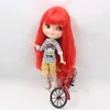Muñecas ICY DBS Blyth boneka seri No BL1061 rambut merah dengan maquillaje Tubuh Azone 1 6 BJD ob24 anime gadis 230905