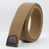 Nuevos accesorios tácticos para cinturón de lona, cinturón separado sin hebilla, ancho de 3,8 cm de espesor, 4mm, cinturón de alta calidad para hombre y mujer