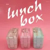 Servies Magnetronbestendig Magnetronveilig Gezond Multi-compartiment Milieuvriendelijk Draagbaar Tarwestro Lunchcontainer Bento Box
