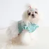 Vêtements pour chiens Robe chaude Vêtements pour animaux de compagnie Manteau d'hiver pour chat Robes pour chiots Chihuahua Yorkie Poméranie Bichon Bichon Caniche Vêtements Jupe