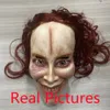 Party Masks Evil Dead Rise Latex Mask Cosplay Rave Horror Killer Helmet Full Face Creepy Masks Masquerade Halloween Party Costume Props 230905