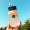 Water Bottles Simple Starry Sky Glass High Borosilicate Men's Korean Cup Creative Frosted Trendy