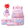 Mochilas Mochila para Crianças Meninas Escola com Lancheira Adolescentes Bookbags Set Childrens Waterproof Schoolbag Mochilas 230906