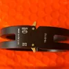 Link Bracelets Black ALYX Buckle Bracelet Men Women 1:1 Quality Casual Cow Leather 1017 9SM Classic Press Metal Button