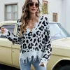 Women Swatters Tassel Knitted Sweter Kobiety jesienne zima swobodne vneck pullover sueter mujer luźne wygodne Y2K Top Woman Ubrania 230905