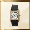 designer horloge voor heren tank automatische horloges witte wijzerplaat datum WQSM mechanisch uurwerk van hoge kwaliteit uhr montre carter luxe met doos