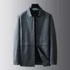 Mens Jackets Autumn Oravized For Men Fashion Classic Business Casual Lapel Simplicity Coat Male Black Green 6xl 7xl 230905