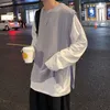 Herrenwesten Männer Pullover Weste Oansatz College Teenager Allgleiches Koreanische Japanische Streetwear Baggy Reine Farbe Stilvolle Hübsche Lässige Strick-Ins