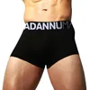 Mutande in boxer da uomo intimo in cotone casual sexy mutandine in velluto pregiato tinta unita