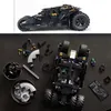 Blocks Movie Series 2049pcs Tumbler Batmobile Model Building Blocks 76240 Car Building Blocks Set DIY Toys Christmas Gifts for Children 230906