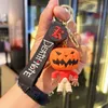 Julafton skräck natt action figur nyckelring pvc nyckelring halloween söt personlighet skelett jack nyckelring