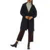 Trench da donna Giacche monopetto con cappuccio classico bavero manica lunga soprabito antivento casual di media lunghezza abbigliamento primaverile