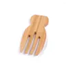 Spoons Bamboo Salad Hands Natural Rice Spoon Non-stick Soup Unpainted Wooden Stirring Fork Utensils Tableware